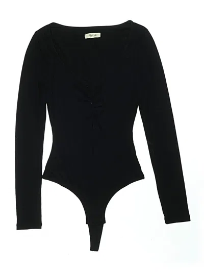 Pre-owned Madewell Bodysuit In Black