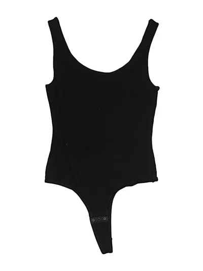 Pre-owned Madewell Bodysuit In Black
