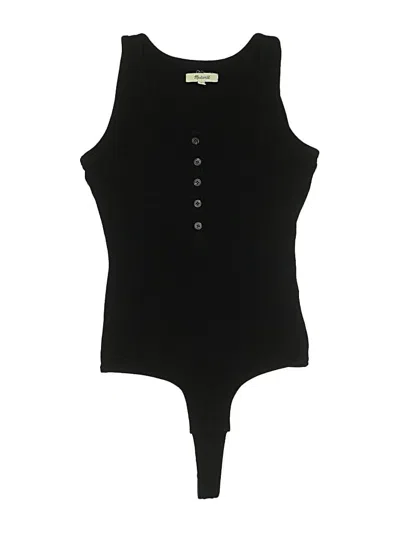 Pre-owned Madewell Bodysuit In Black