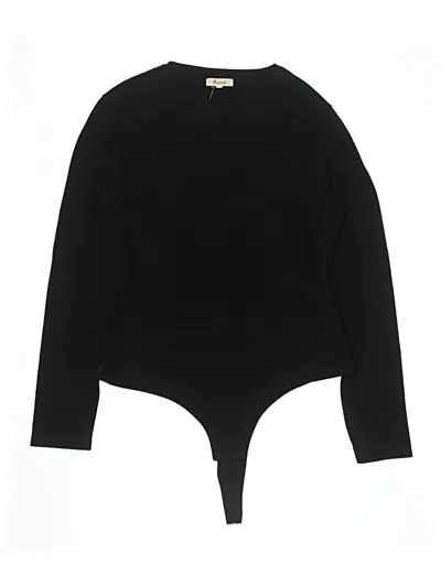 Pre-owned Madewell Bodysuit In Black