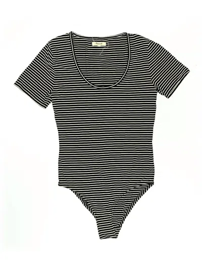 Pre-owned Madewell Bodysuit In Black