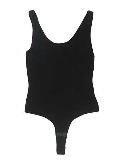 Pre-owned Madewell Bodysuit In Black