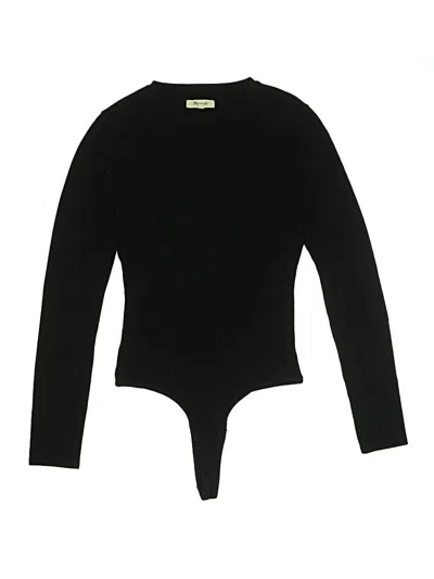 Pre-owned Madewell Bodysuit In Black