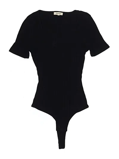 Pre-owned Madewell Bodysuit In Black