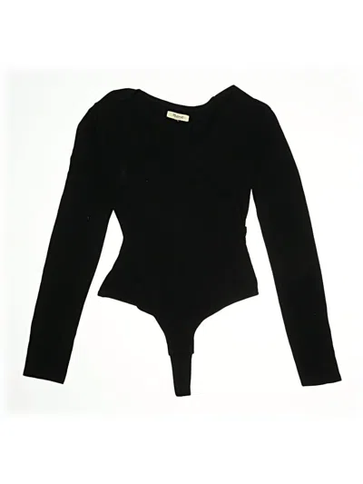 Pre-owned Madewell Bodysuit In Black