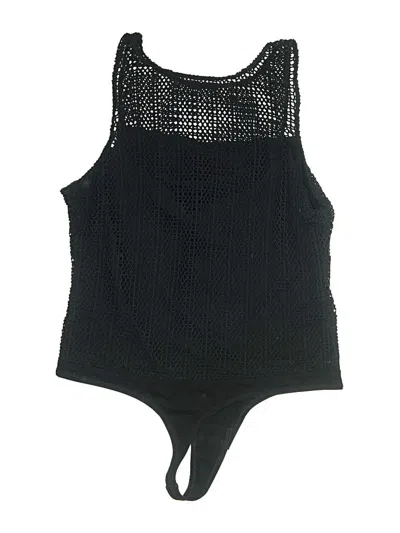 Pre-owned Madewell Bodysuit In Black