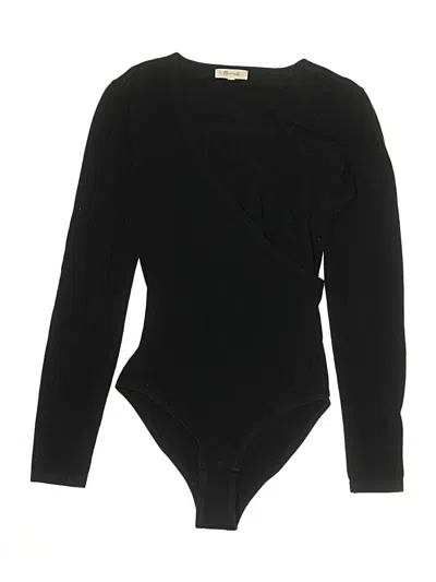 Pre-owned Madewell Bodysuit In Black