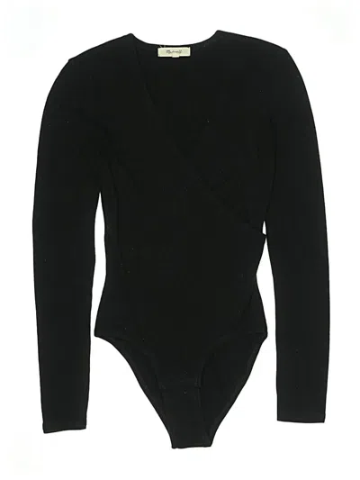 Pre-owned Madewell Bodysuit In Black