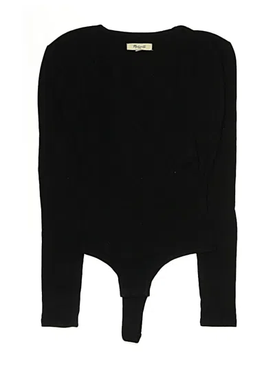 Pre-owned Madewell Bodysuit In Black