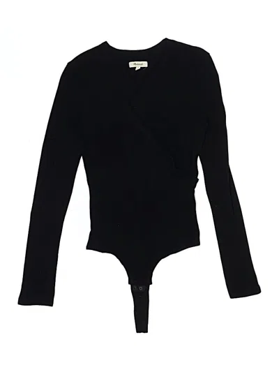 Pre-owned Madewell Bodysuit In Black