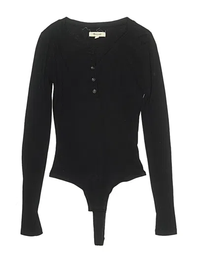 Pre-owned Madewell Bodysuit In Black