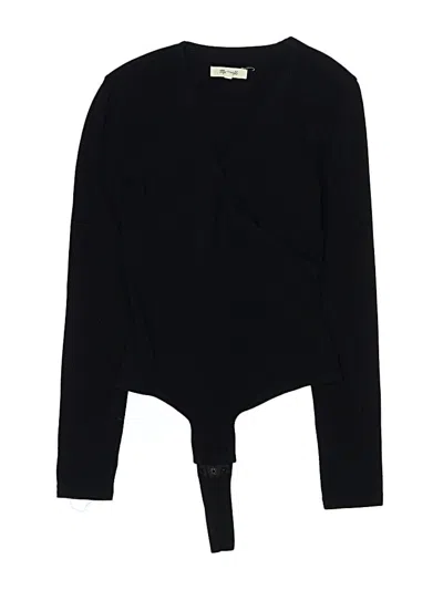 Pre-owned Madewell Bodysuit In Black