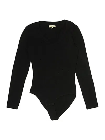 Pre-owned Madewell Bodysuit In Black