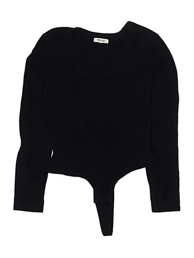 Pre-owned Madewell Bodysuit In Black