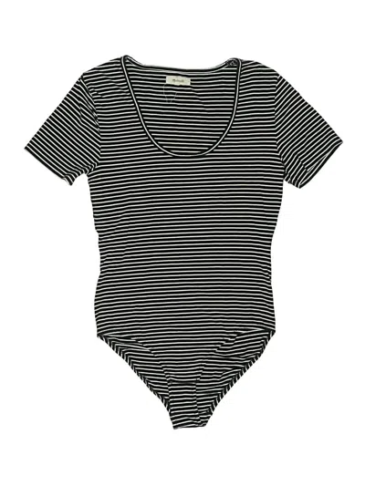 Pre-owned Madewell Bodysuit In Black
