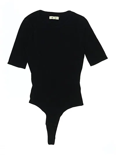 Pre-owned Madewell Bodysuit In Black