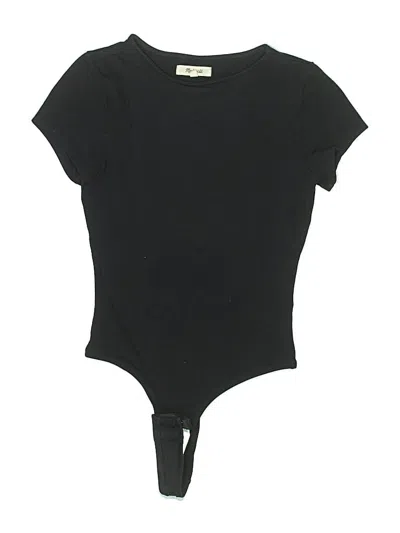 Pre-owned Madewell Bodysuit In Black