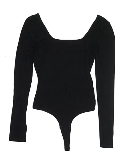 Pre-owned Madewell Bodysuit In Black