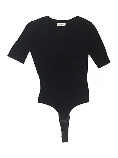Pre-owned Madewell Bodysuit In Black