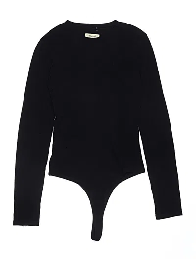 Pre-owned Madewell Bodysuit In Black