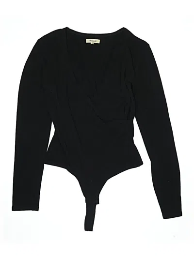Pre-owned Madewell Bodysuit In Black