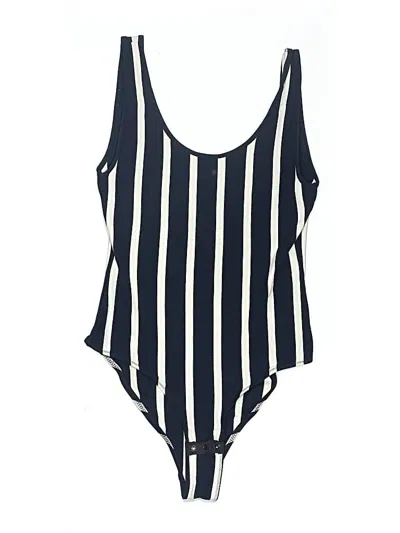 Pre-owned Madewell Bodysuit In Blue