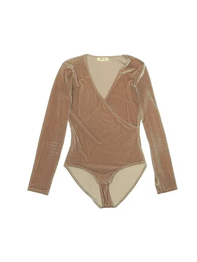 Pre-owned Madewell Bodysuit In Brown