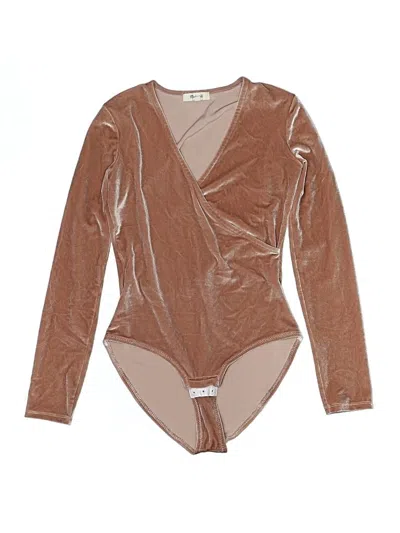Pre-owned Madewell Bodysuit In Brown