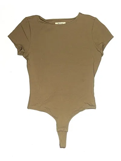 Pre-owned Madewell Bodysuit In Brown