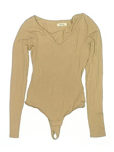 Pre-owned Madewell Bodysuit In Brown