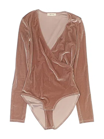 Pre-owned Madewell Bodysuit In Brown