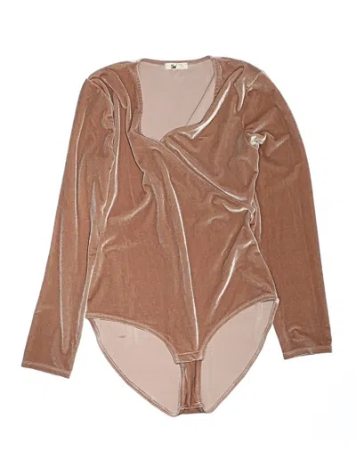 Pre-owned Madewell Bodysuit In Brown