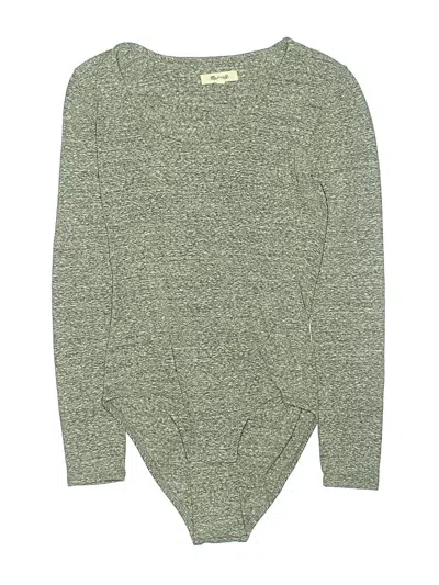 Pre-owned Madewell Bodysuit In Gray