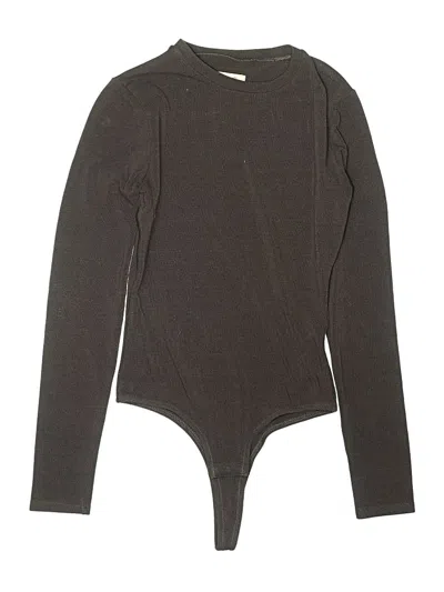 Pre-owned Madewell Bodysuit In Gray