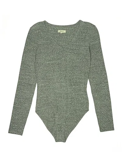 Pre-owned Madewell Bodysuit In Gray