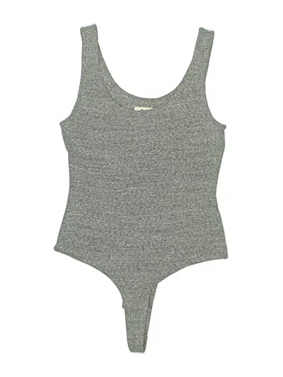 Pre-owned Madewell Bodysuit In Gray