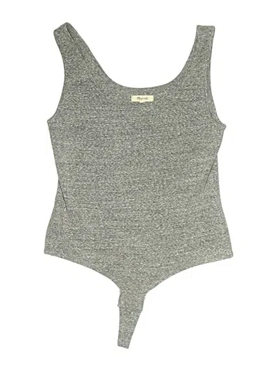 Pre-owned Madewell Bodysuit In Gray