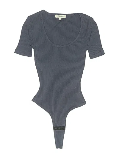 Pre-owned Madewell Bodysuit In Gray
