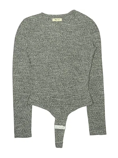Pre-owned Madewell Bodysuit In Gray