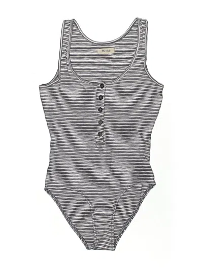 Pre-owned Madewell Bodysuit In Gray