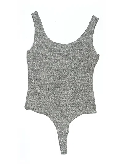 Pre-owned Madewell Bodysuit In Gray