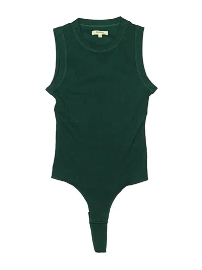 Pre-owned Madewell Bodysuit In Green