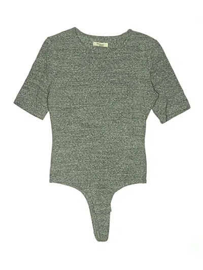 Pre-owned Madewell Bodysuit In Green