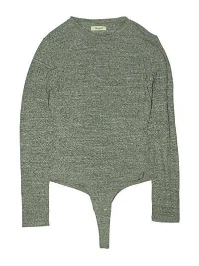 Pre-owned Madewell Bodysuit In Green