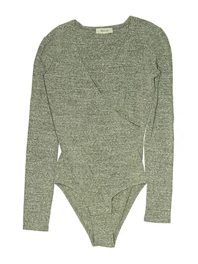 Pre-owned Madewell Bodysuit In Green