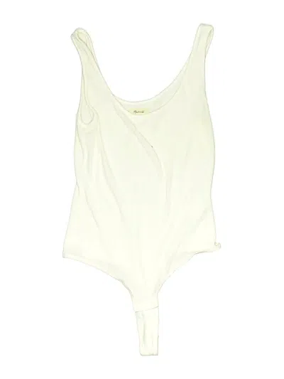 Pre-owned Madewell Bodysuit In Ivory
