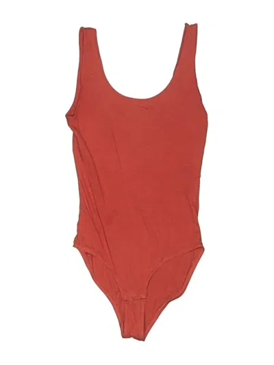 Pre-owned Madewell Bodysuit In Red