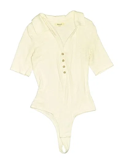 Pre-owned Madewell Bodysuit In White