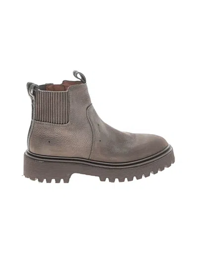 Pre-owned Madewell Boots In Gray