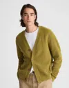 Madewell Boucl&eacute; Cardigan In Green